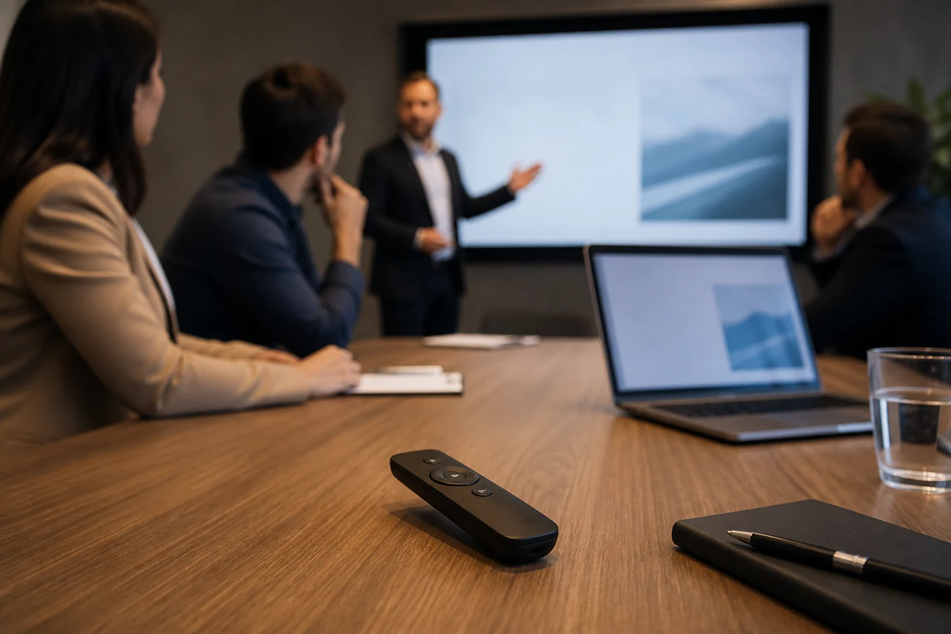 Slide Control Range for Wireless Presentation Remotes
